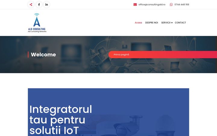 Screenshot of consultingald.ro