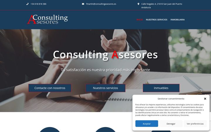 Screenshot ta' consultingasesores.es