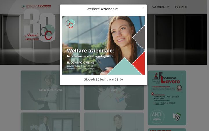 Screenshot of consultingcolombo.it