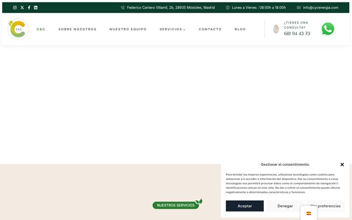 Screenshot ta' consultingcycenergia.es