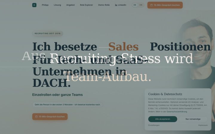 Screenshot of consultingklug.de
