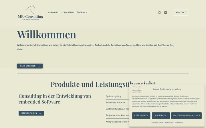 Screenshot of consultingmr.de