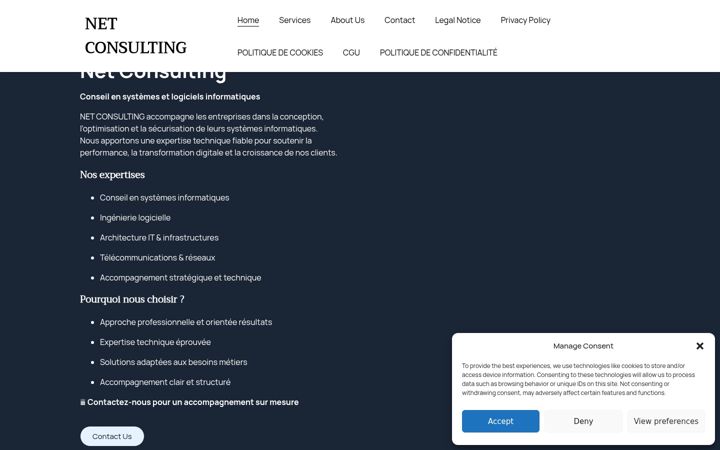Screenshot of consultingnet.fr