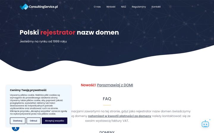 Screenshot of consultingservice.pl
