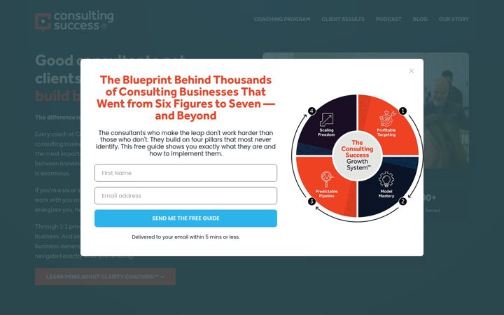 Screenshot of consultingsuccess.com
