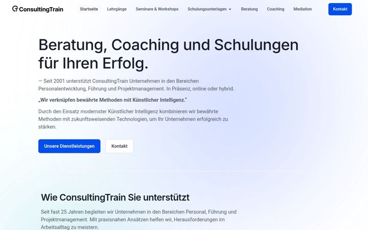 Screenshot of consultingtrain.de