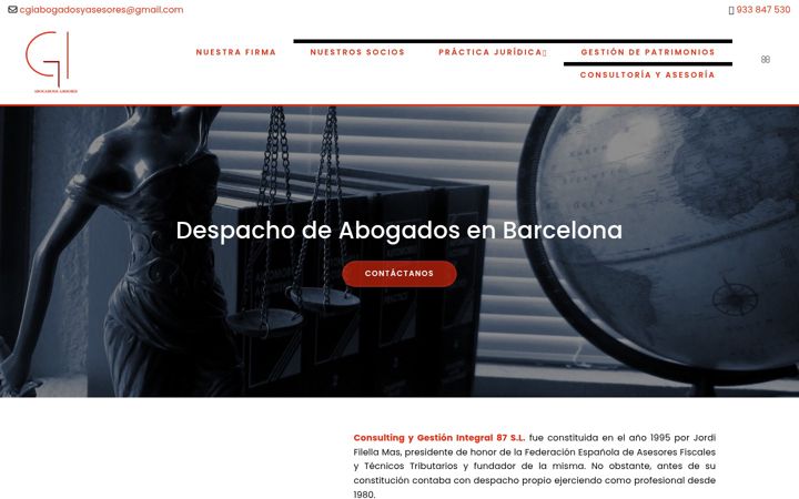 Screenshot of consultingygestionintegral.com