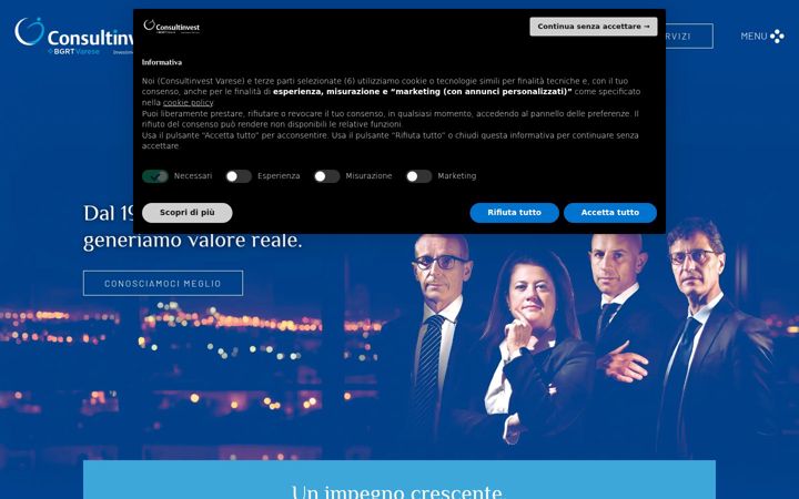 Captura de ecrã de consultinvestvarese.it