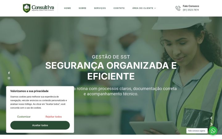 Screenshot of consultivassma.com.br