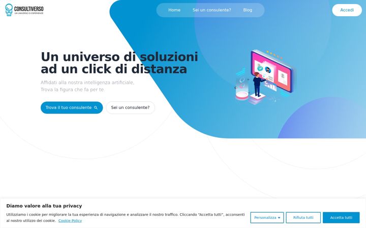Screenshot of consultiverso.it