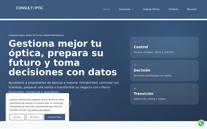 Screenshot of consultoptic.com