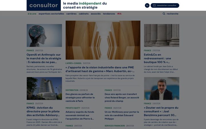 Screenshot of consultor.fr