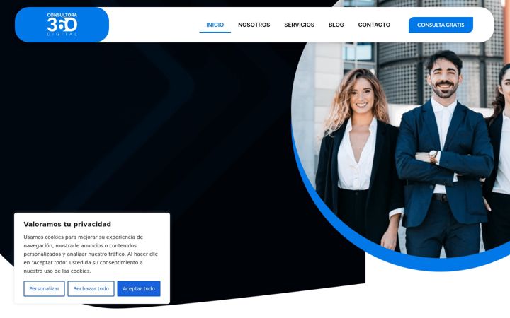 Screenshot of consultora360digital.com