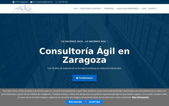 Screenshot of consultoragil.es