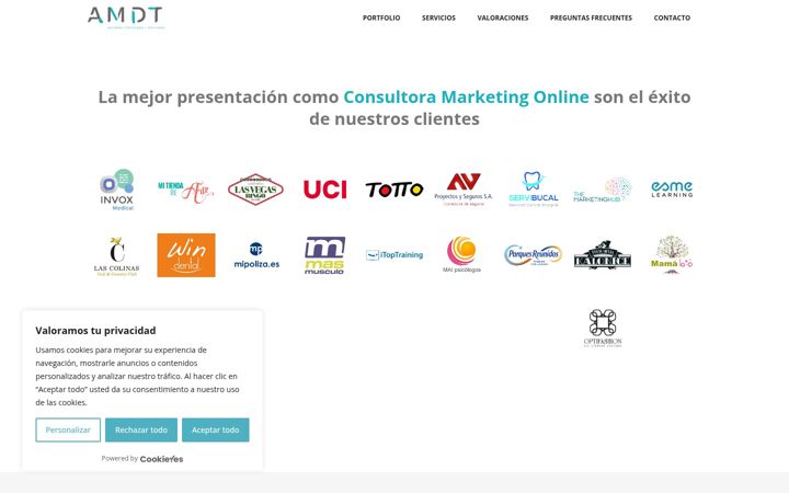 Screenshot of consultoramarketingonline.es