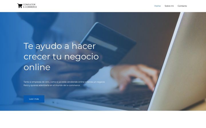 Screenshot of consultore-commerce.com
