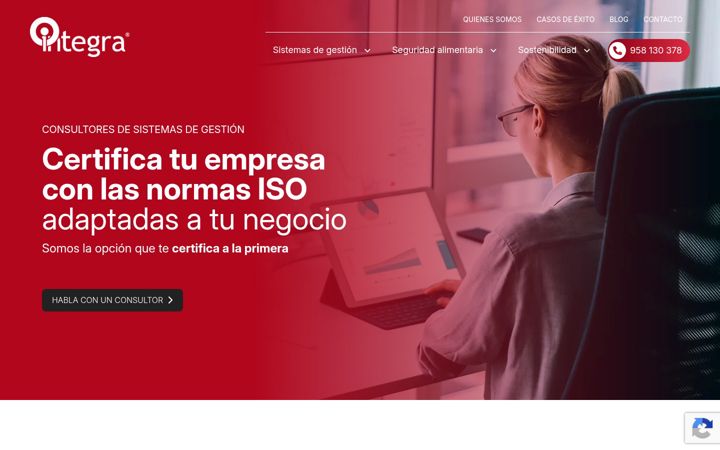 Snímek obrazovky consultoresdesistemasdegestion.es
