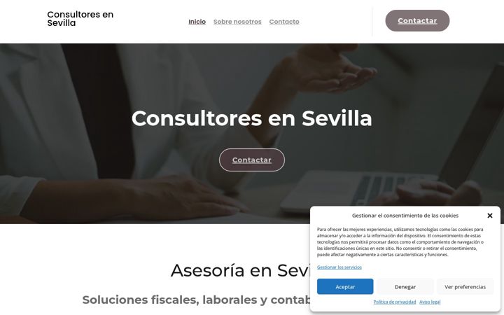 Screenshot of consultoresensevilla.es
