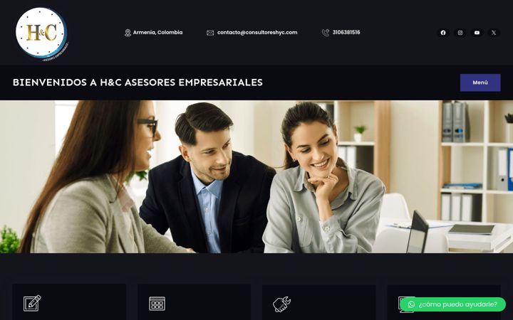 Screenshot of consultoreshyc.com