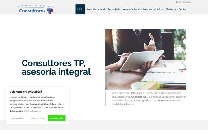 Screenshot of consultorestp.com