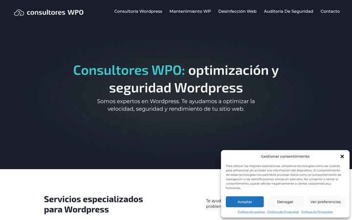Screenshot of consultoreswpo.com
