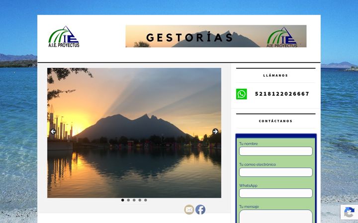 Screenshot of consultoriaambientalmty.com