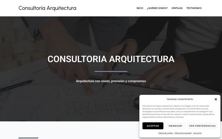 Screenshot of consultoriaarquitectura.es