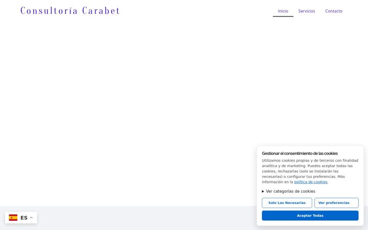 Screenshot of consultoriacarabet.es