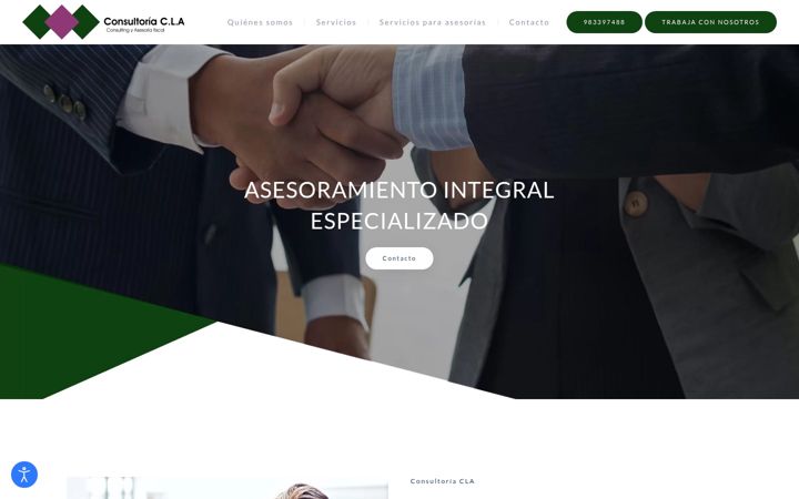 Screenshot of consultoriacla.es