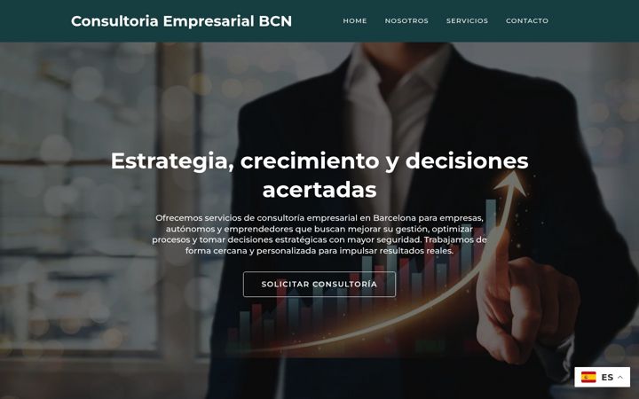Screenshot of consultoriaempresarialbcn.com