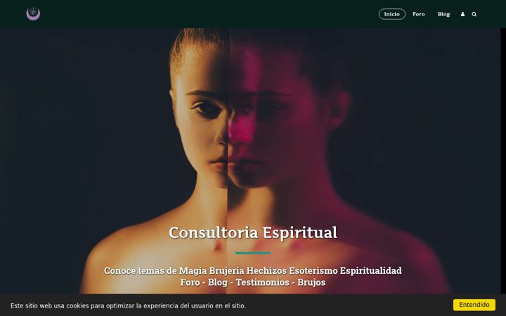 Screenshot of consultoriaespiritual.com