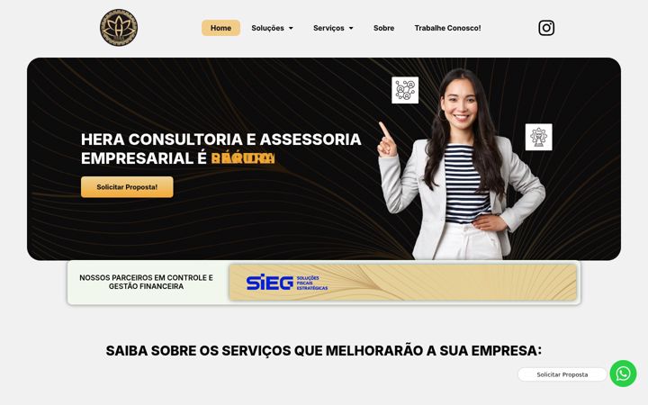 Ekrano kopija consultoriahera.com.br