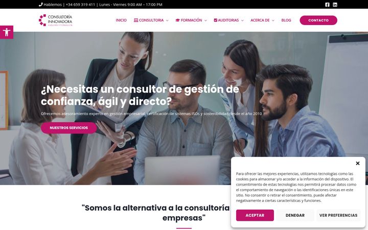 Képernyőkép: consultoriainnovadora.es