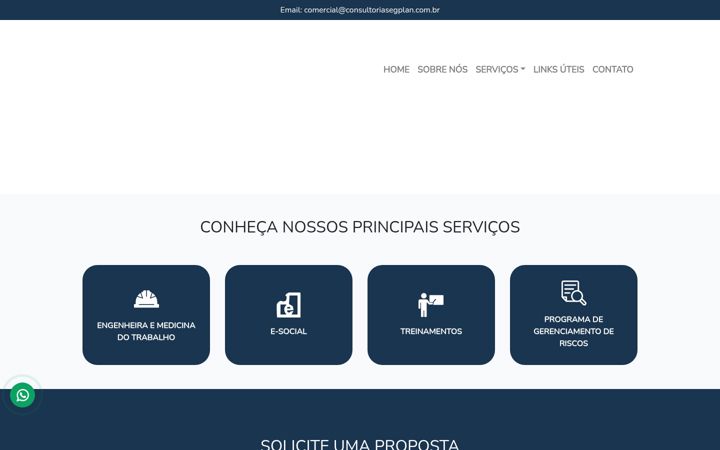 Ekrano kopija consultoriasegplan.com.br