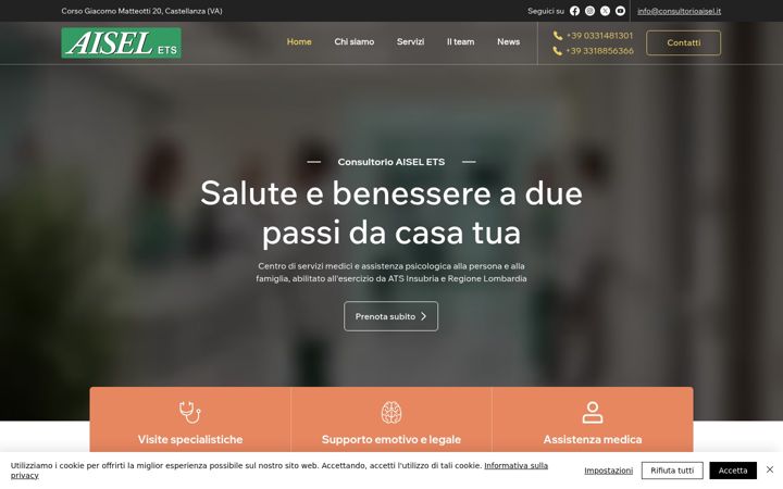 Screenshot of consultorioaisel.it