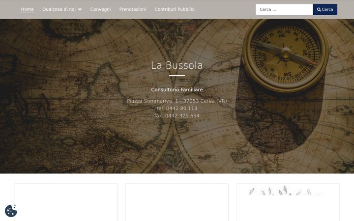 Screenshot of consultoriolabussola.it