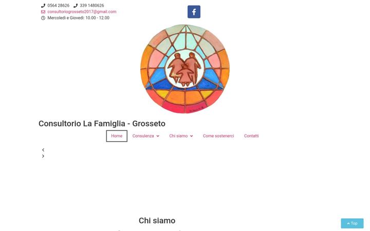 Screenshot of consultoriolafamigliagrosseto.it