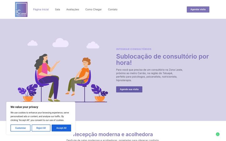 Ekrano kopija consultoriosporhora.com.br