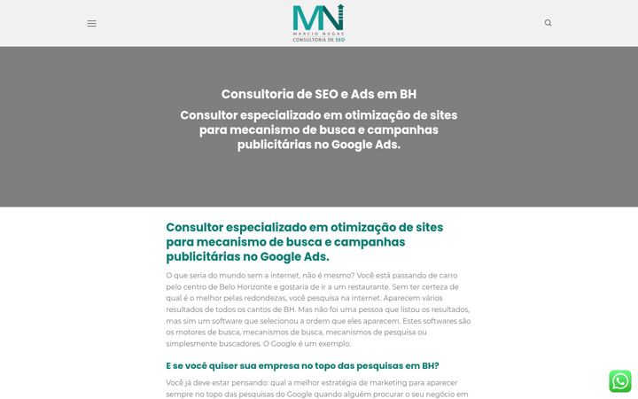 Ekrano kopija consultorseobh.com.br