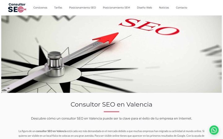 Skjámynd af consultorseovalencia.es