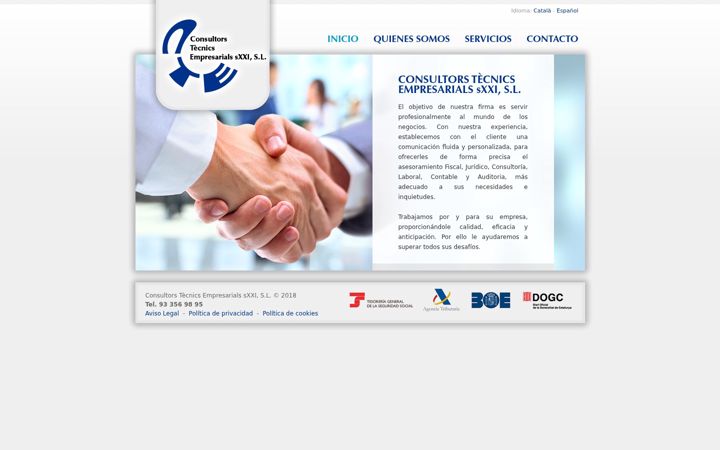 Screenshot of consultorstecnics.com