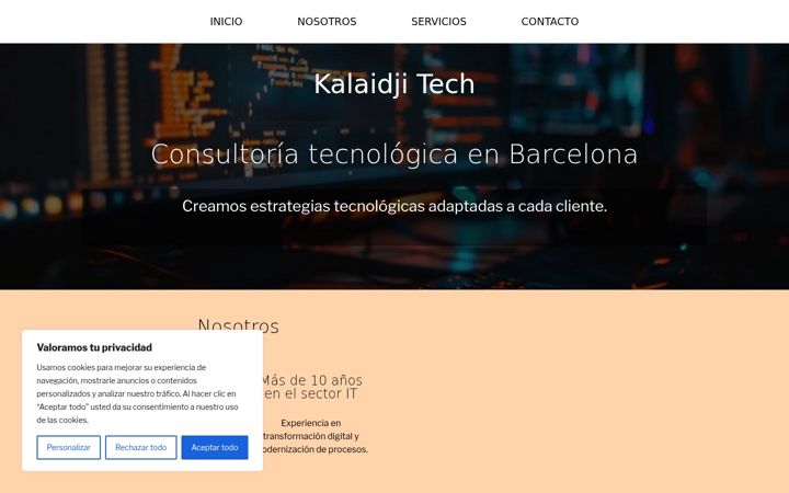Screenshot of consultortecnologico-kalaidji.es