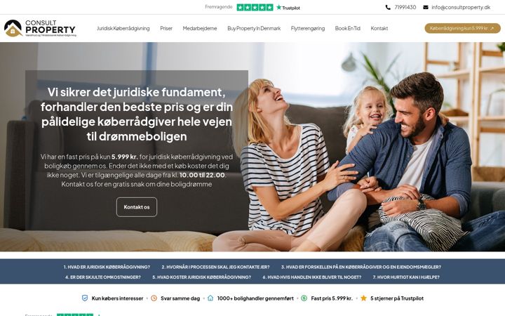 Screenshot of consultproperty.dk
