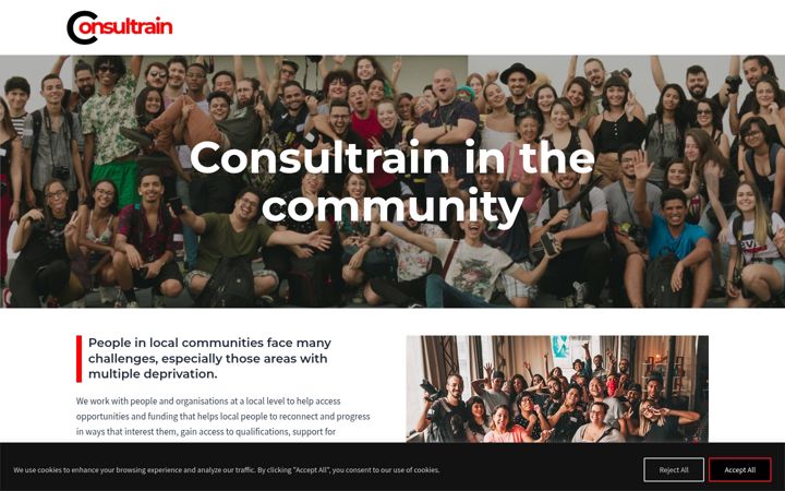 Screenshot of consultrainltd.co.uk