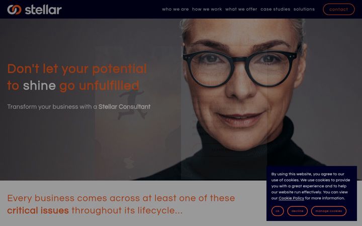 Screenshot of consultstellar.com
