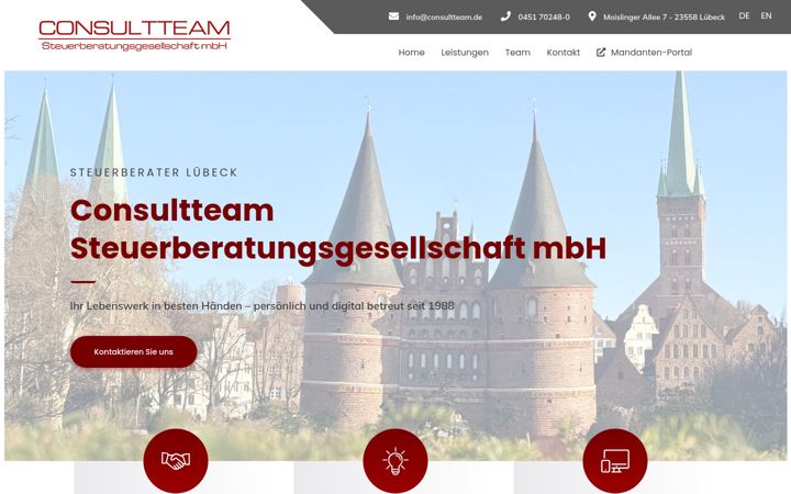 Screenshot of consultteam.de