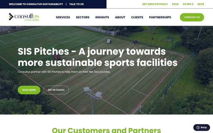 Snímek obrazovky consultus-sustainability.co.uk