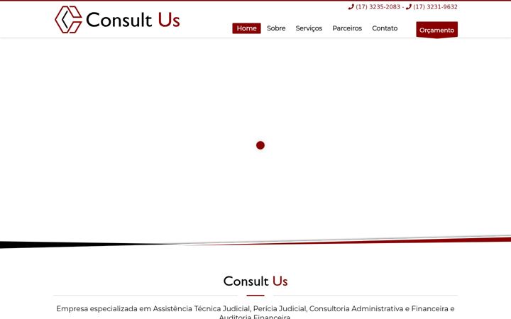 Ekraanipilt saidist consultus.com.br