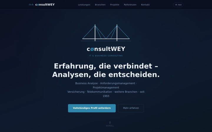Screenshot of consultwey.de
