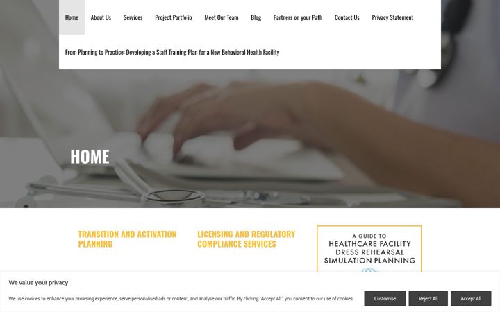 Screenshot of consultyellowbrick.com